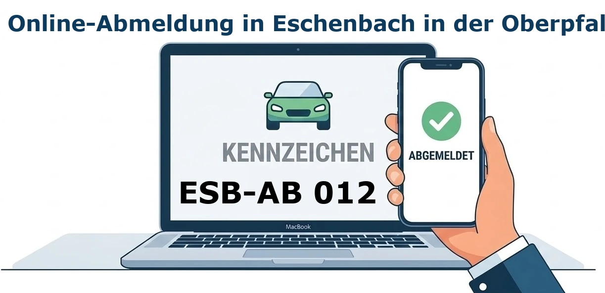 Online-Abmeldung in Eschenbach in der Oberpfalz durchführen.