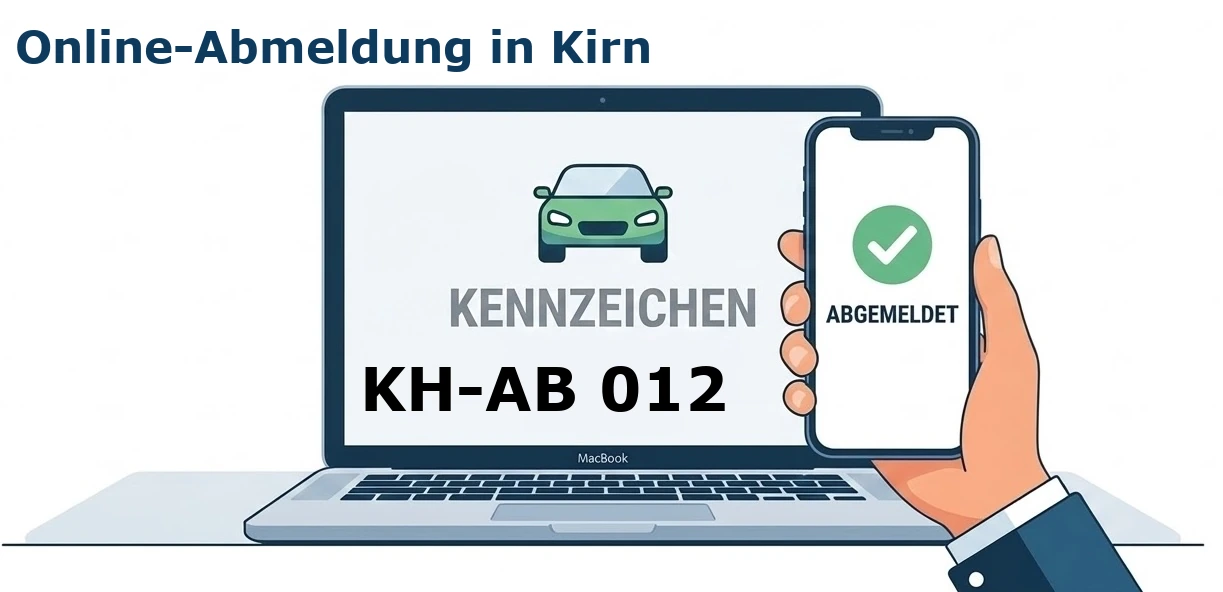 Digitale Außerbetriebsetzung von Fahrzeugen aller Art – ob PKW, LKW oder Motorrad – in Kirn.