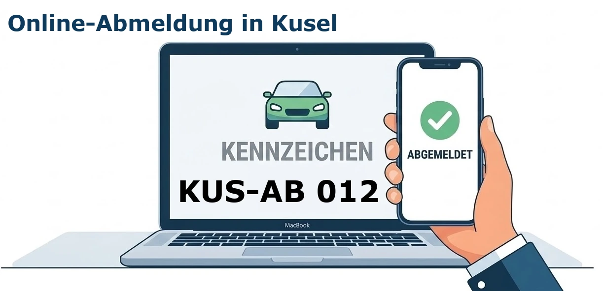 Digitale Außerbetriebsetzung von Fahrzeugen aller Art – ob PKW, LKW oder Motorrad – in Kusel.