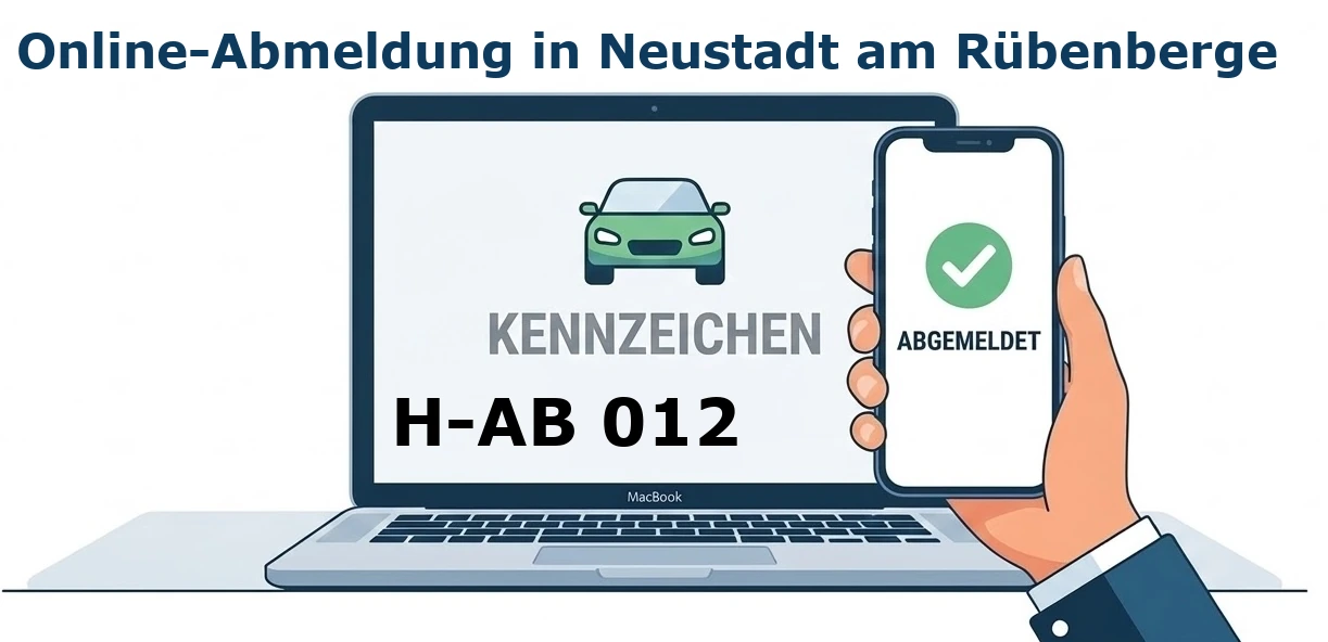 Digitale Außerbetriebsetzung von Fahrzeugen aller Art – ob PKW, LKW oder Motorrad – in Neustadt am Rübenberge.