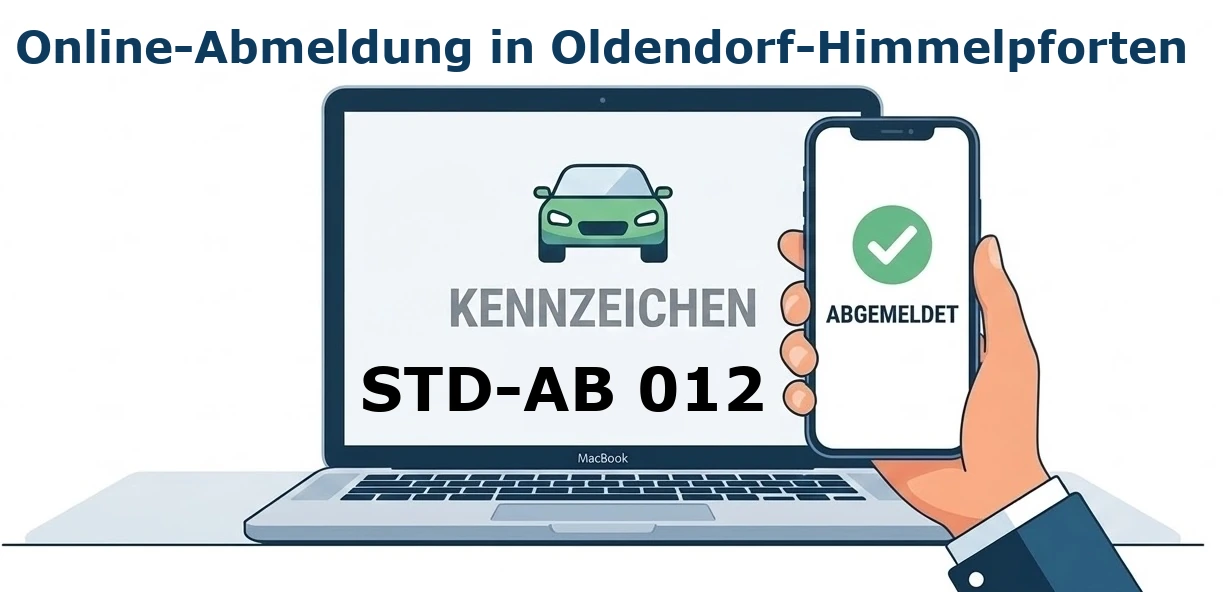 Digitale Außerbetriebsetzung von Fahrzeugen aller Art – ob PKW, LKW oder Motorrad – in Oldendorf-Himmelpforten.