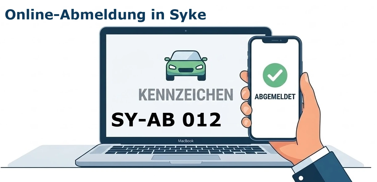 Digitale Außerbetriebsetzung von Fahrzeugen aller Art – ob PKW, LKW oder Motorrad – in Syke.