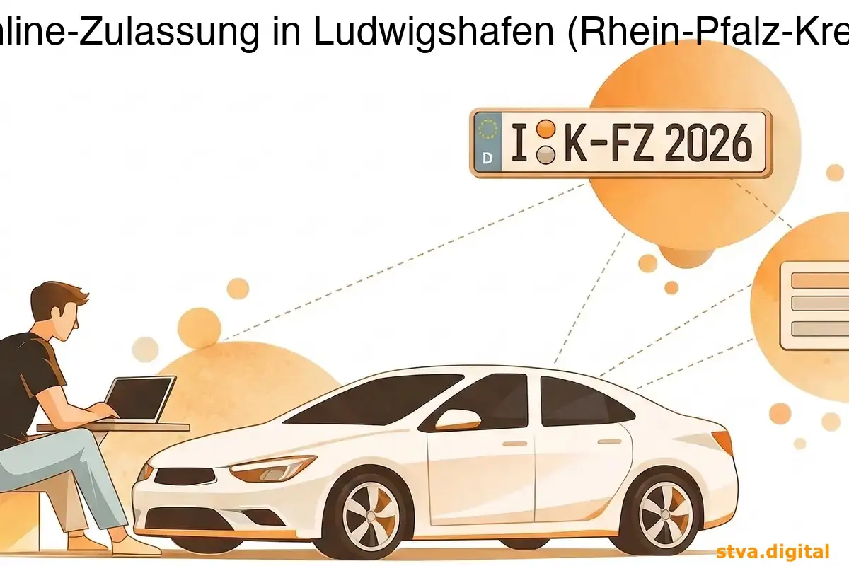 Online-Zulassung in Ludwigshafen (Rhein-Pfalz-Kreis) durchführen.