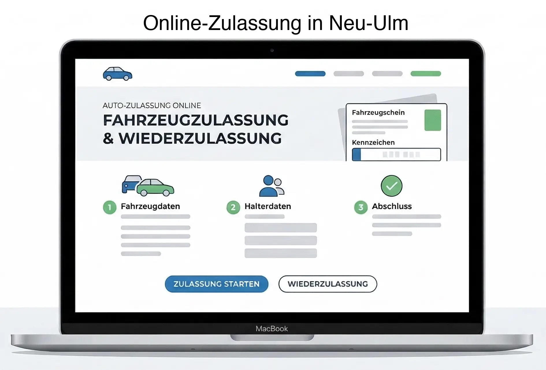 Digitale Fahrzeugzulassung