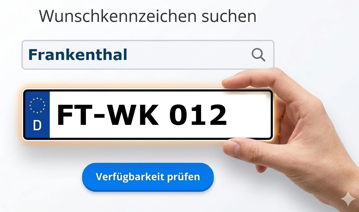 Wunschkennzeichen reservieren