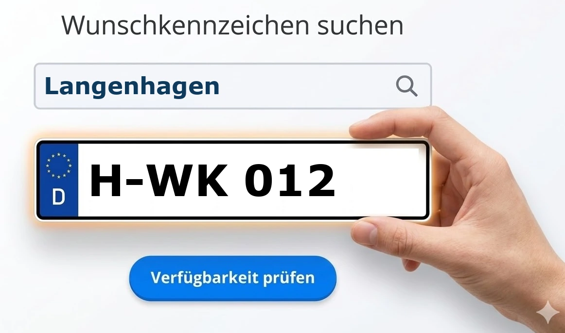 Wunschkennzeichen reservieren