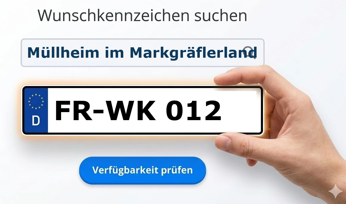 Wunschkennzeichen reservieren