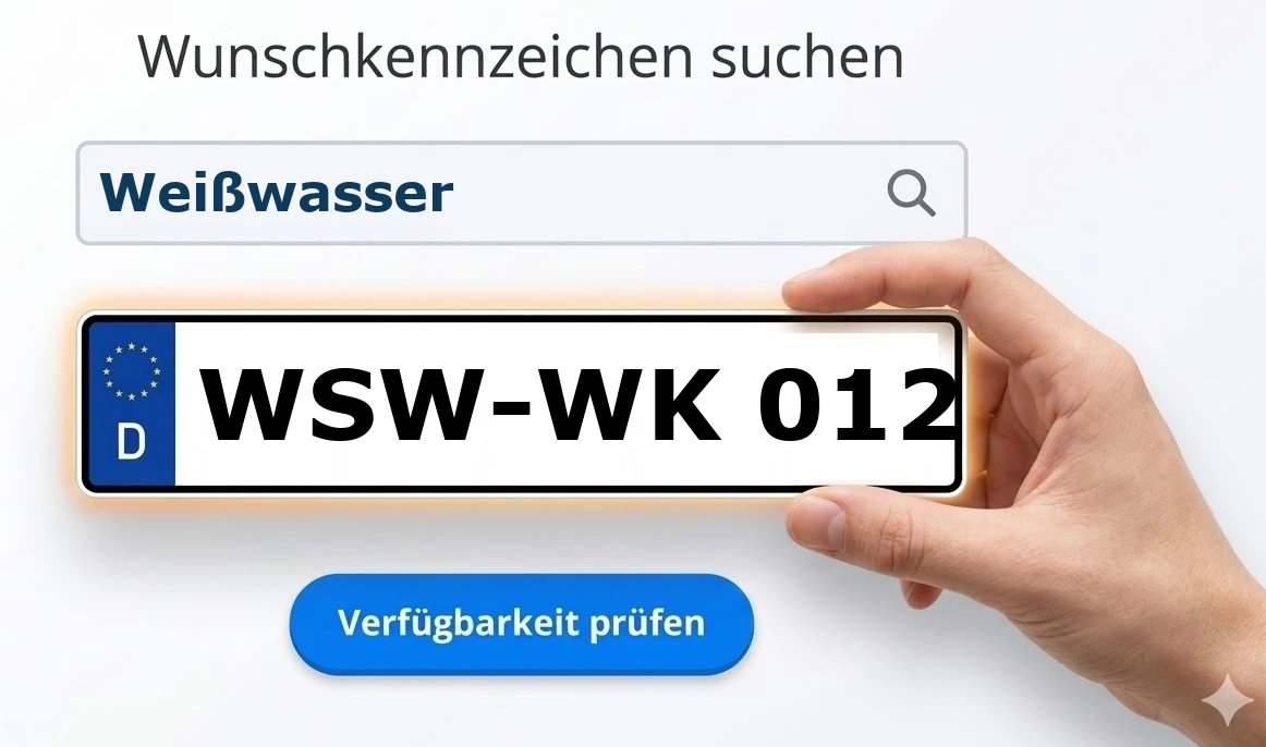 Wunschkennzeichen reservieren