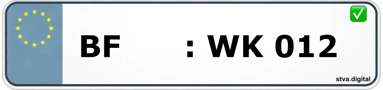Kfz-Kennzeichen-Kürzel BF – wird in Rheine verwendet