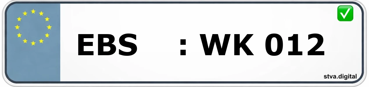 Kfz-Kennzeichen-Kürzel EBS – wird in Forchheim verwendet