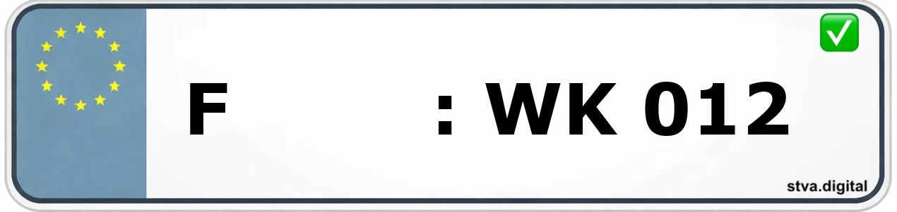 Kfz-Kennzeichen-Kürzel F – wird in Frankfurt am Main verwendet
