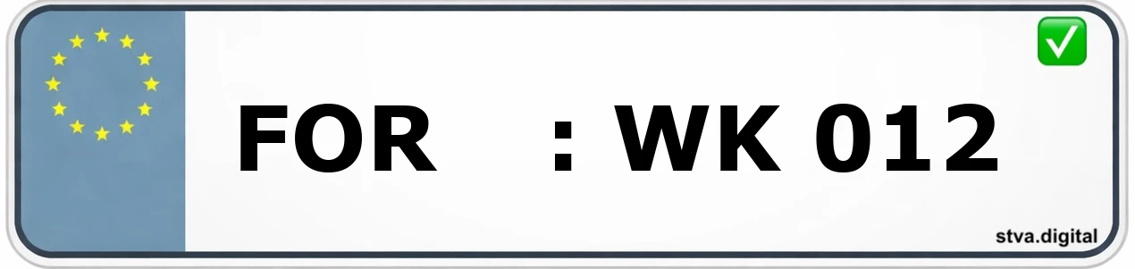 Kfz-Kennzeichen-Kürzel FOR – wird in Forst Lausitz verwendet