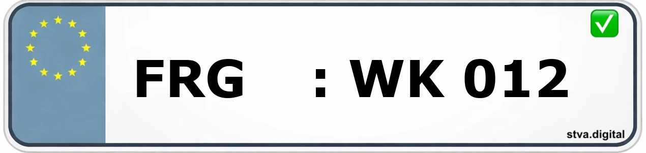 Kfz-Kennzeichen-Kürzel FRG – wird in Grafenau verwendet