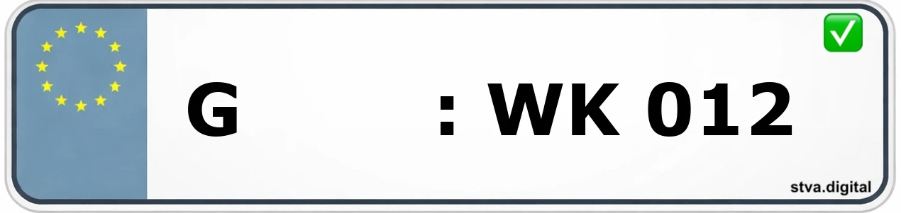 Kfz-Kennzeichen-Kürzel G – wird in Gera verwendet