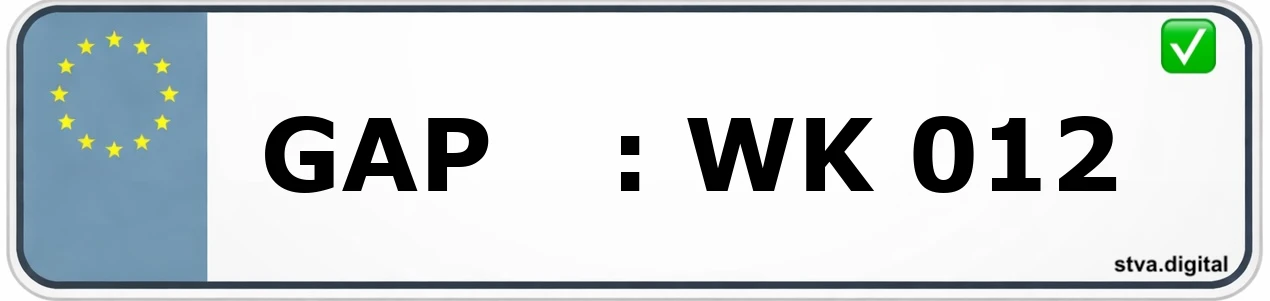 Kfz-Kennzeichen-Kürzel GAP – wird in Garmisch-Partenkirchen verwendet