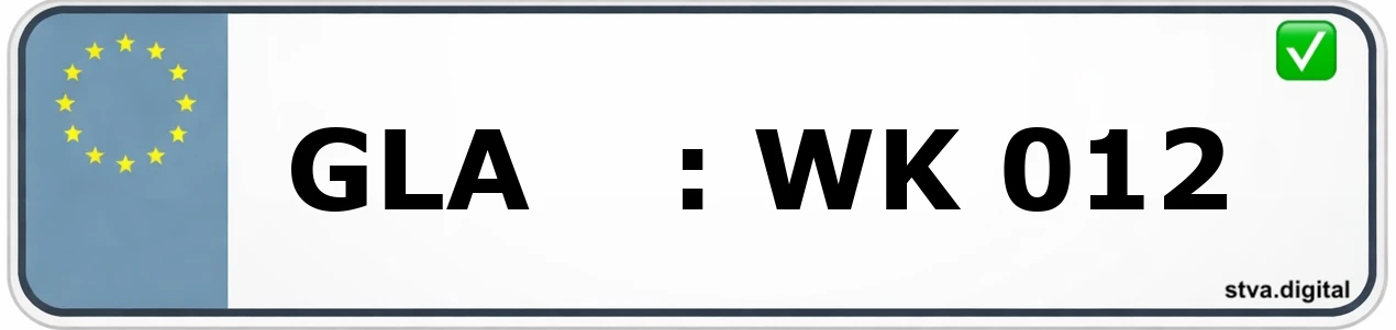 Kfz-Kennzeichen-Kürzel GLA – wird in Marl verwendet