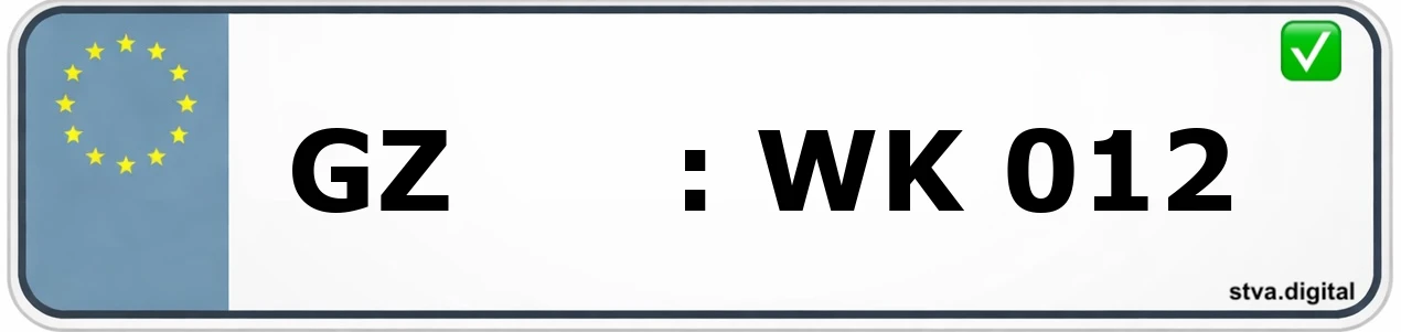 Kfz-Kennzeichen-Kürzel GZ – wird in Krumbach verwendet