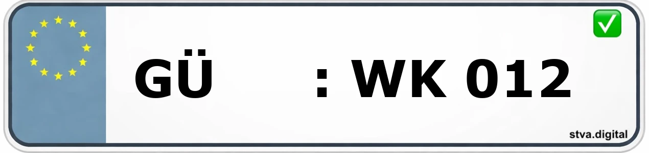 Kfz-Kennzeichen-Kürzel GÜ – wird in Bad Doberan verwendet