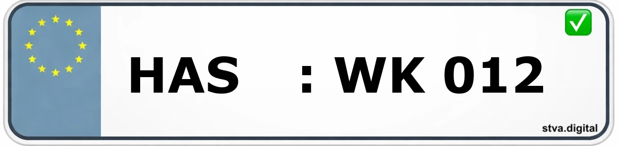 Kfz-Kennzeichen-Kürzel HAS – wird in Ebern verwendet