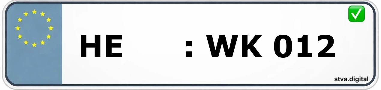 HE – Kennzeichen Helmstedt Kfz-Kennzeichen-Kürzel HE – wird in Helmstedt verwendet
