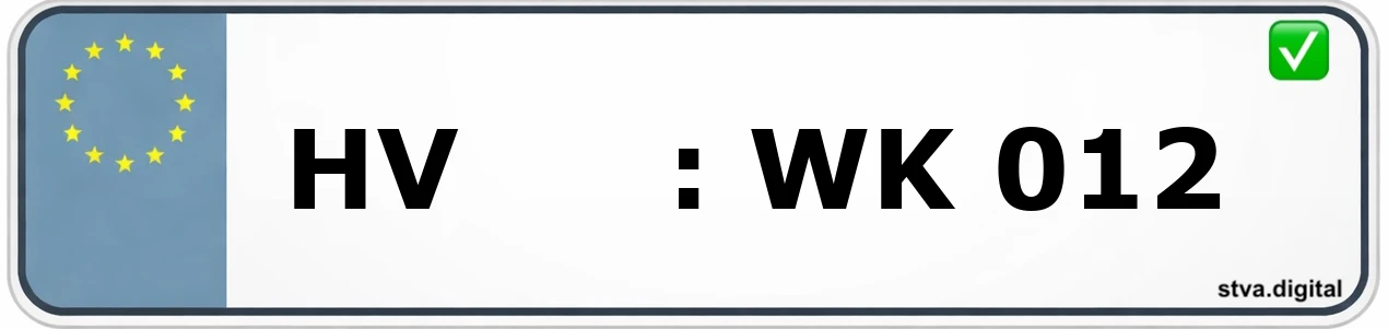 Kfz-Kennzeichen-Kürzel HV – wird in Stendal verwendet