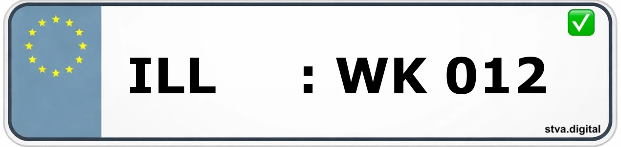 Kfz-Kennzeichen-Kürzel ILL – wird in Neu-Ulm verwendet