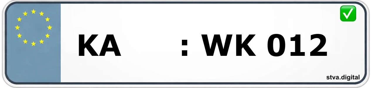 KA – Kennzeichen Karlsruhe Kfz-Kennzeichen-Kürzel KA – wird in Karlsruhe verwendet