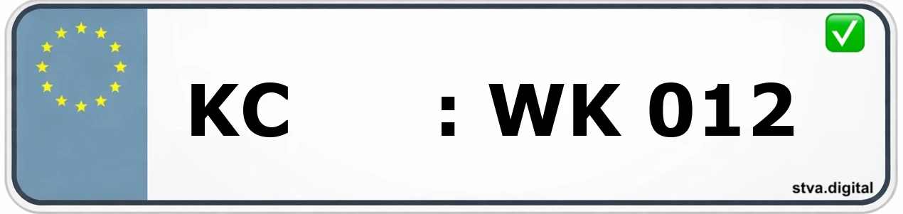 Kfz-Kennzeichen-Kürzel KC – wird in Lichtenfels verwendet
