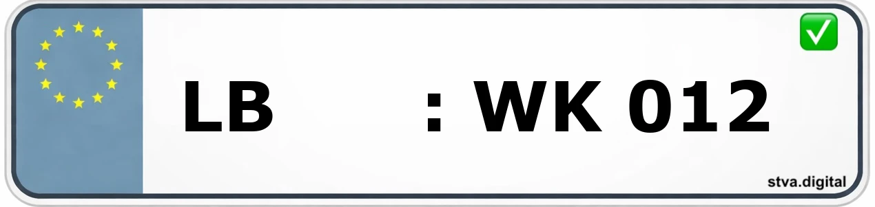 LB – Kennzeichen Ludwigsburg Kfz-Kennzeichen-Kürzel LB – wird in Ludwigsburg verwendet
