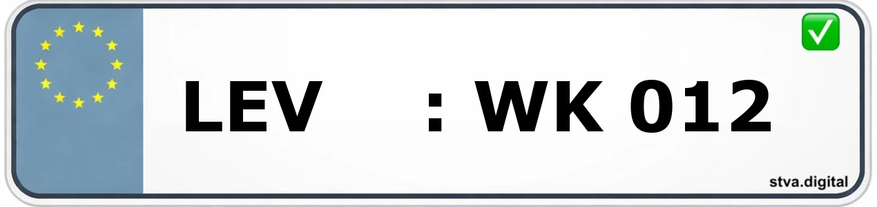 Kfz-Kennzeichen-Kürzel LEV – wird in Leverkusen verwendet