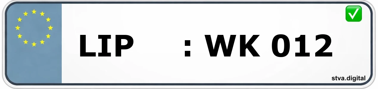 Kfz-Kennzeichen-Kürzel LIP – wird in Bad Salzuflen verwendet