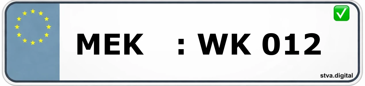 Kfz-Kennzeichen-Kürzel MEK – wird in Annaberg-Buchholz verwendet