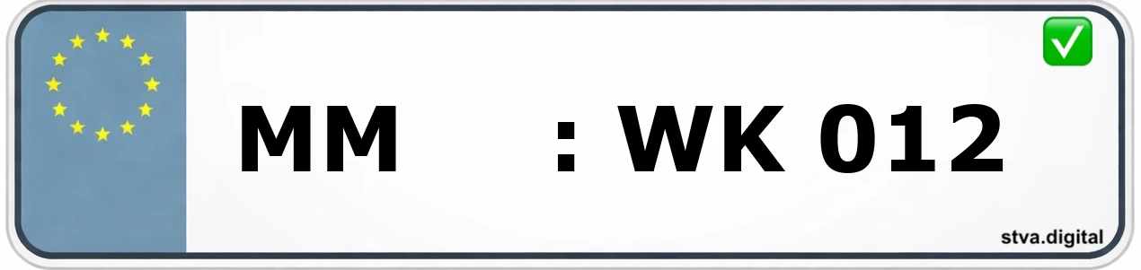 Kfz-Kennzeichen-Kürzel MM – wird in Memmingen verwendet