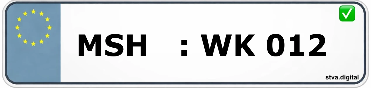 Kfz-Kennzeichen-Kürzel MSH – wird in Sangerhausen verwendet