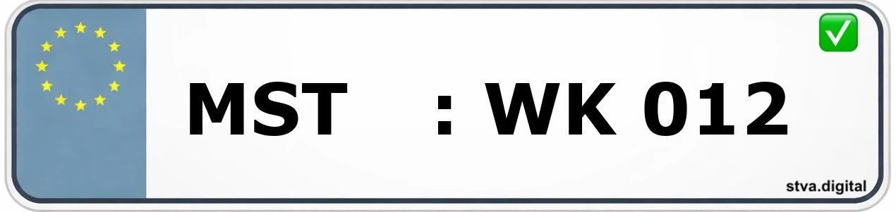 MST – Kennzeichen Waren Kfz-Kennzeichen-Kürzel MST – wird in Waren verwendet