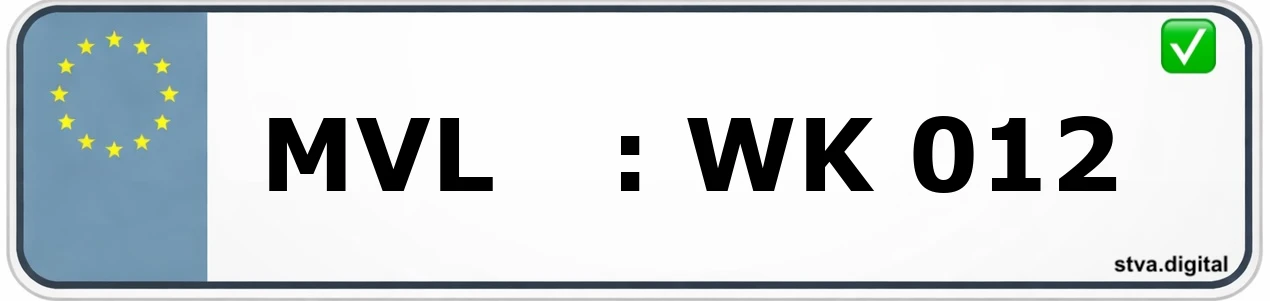 Kfz-Kennzeichen-Kürzel MVL – wird in Schwerin verwendet