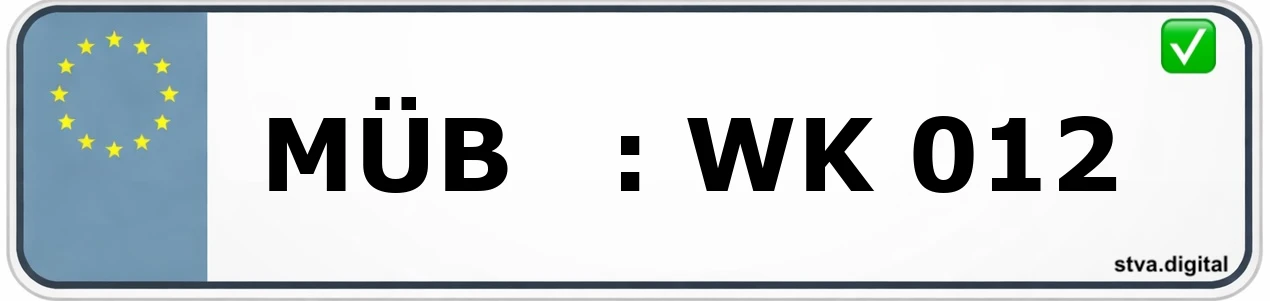 MÜB – Kennzeichen Bayreuth Kfz-Kennzeichen-Kürzel MÜB – wird in Bayreuth verwendet