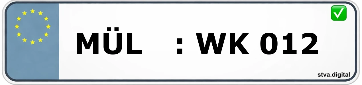 Kfz-Kennzeichen-Kürzel MÜL – wird in Freiburg verwendet