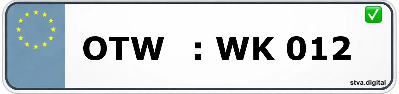 Kfz-Kennzeichen-Kürzel OTW – wird in Neunkirchen verwendet