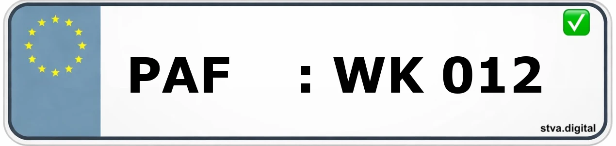 PAF – Kennzeichen Pfaffenhofen an der Ilm Kfz-Kennzeichen-Kürzel PAF – wird in Pfaffenhofen an der Ilm verwendet