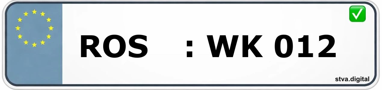 Kfz-Kennzeichen-Kürzel ROS – wird in Bad Doberan verwendet