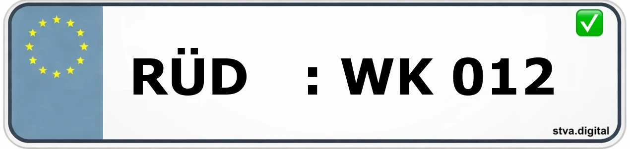 Kfz-Kennzeichen-Kürzel RÜD – wird in Idstein verwendet