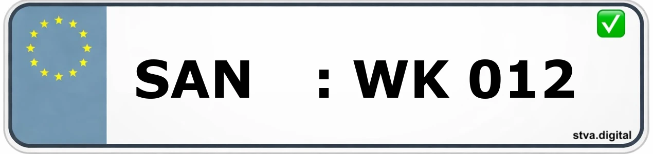 Kfz-Kennzeichen-Kürzel SAN – wird in Hof verwendet