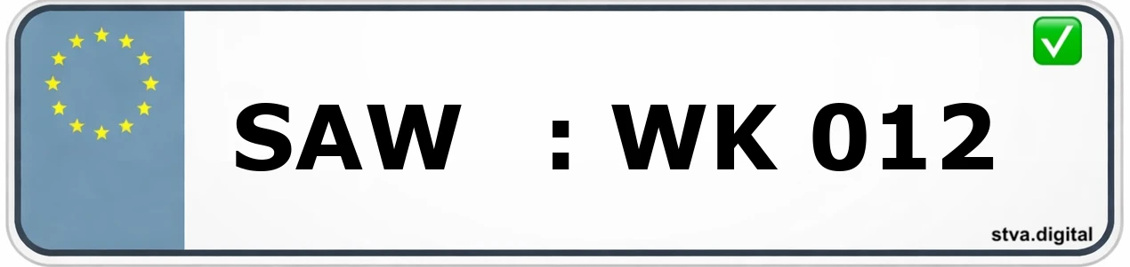 Kfz-Kennzeichen-Kürzel SAW – wird in Salzwedel verwendet