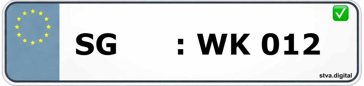 Kfz-Kennzeichen-Kürzel SG – wird in Solingen verwendet