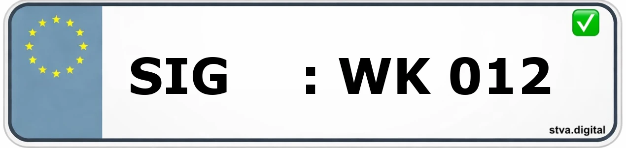 Kfz-Kennzeichen-Kürzel SIG – wird in Bad Saulgau verwendet