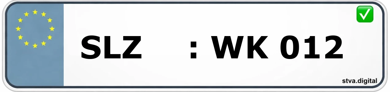 SLZ – Kennzeichen Bad Salzungen Kfz-Kennzeichen-Kürzel SLZ – wird in Bad Salzungen verwendet