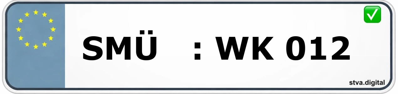 Kfz-Kennzeichen-Kürzel SMÜ – wird in Gersthofen verwendet