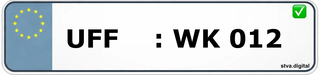 Kfz-Kennzeichen-Kürzel UFF – wird in Bad Windsheim verwendet