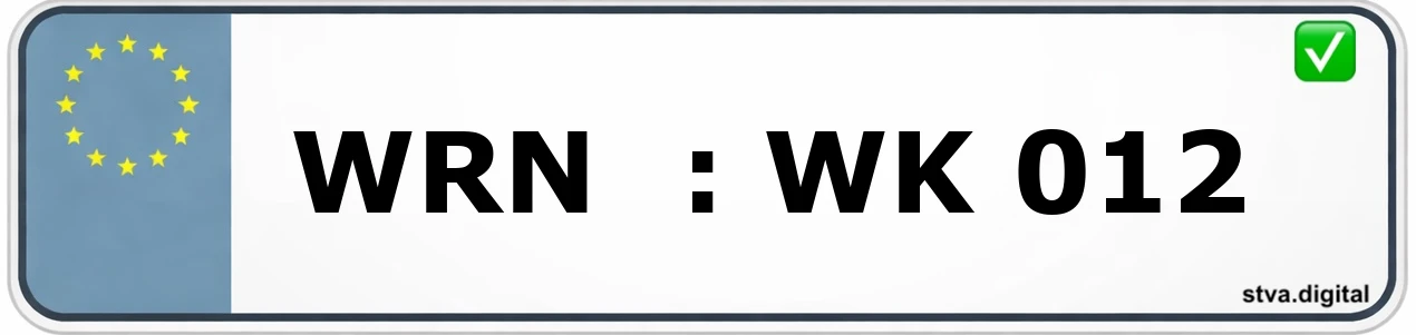 WRN – Kennzeichen Waren Kfz-Kennzeichen-Kürzel WRN – wird in Waren verwendet